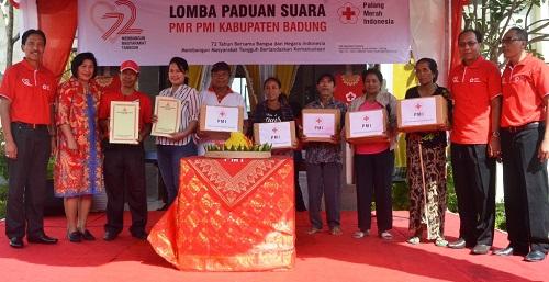 Peringati 72 Tahun PMI, PMI Badung Gelar Lomba Paduan Suara PMR Wira dan Madya se-Badung